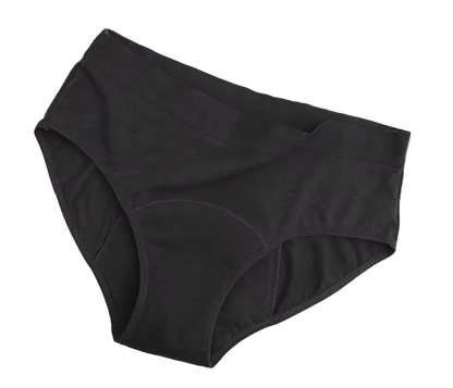 Bamboe slip zwart