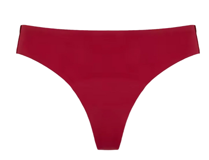 Naadloze string Rood