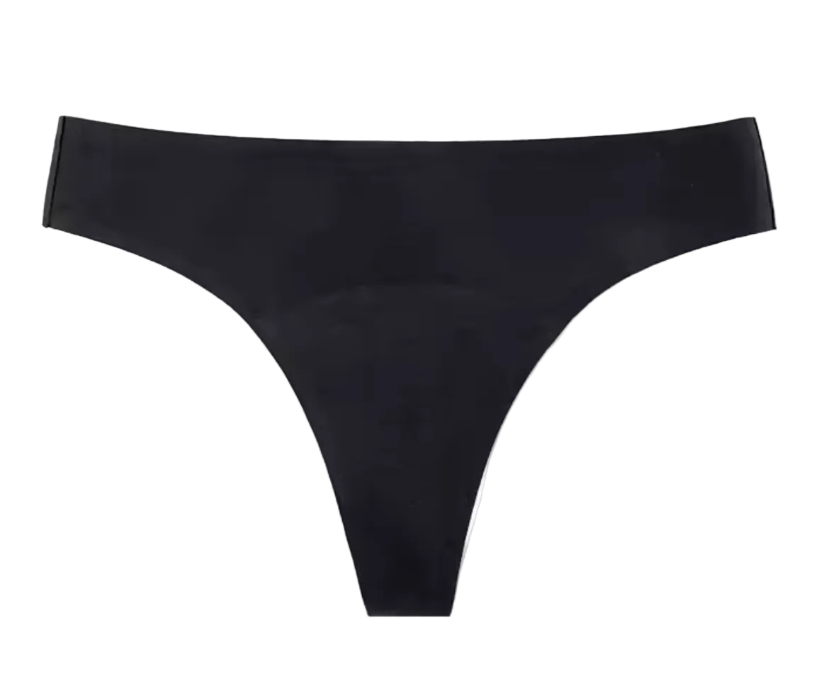 Model naadloze string zwart