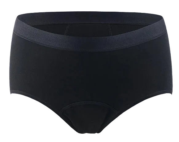 zwarte leakproof onderbroek